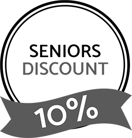 10% Seniors Discount